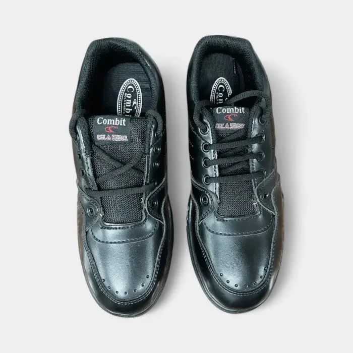 Black School Shoes with lace - Image 4